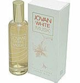 Packaging box for Jovan White Musk, gift-ready presentation
