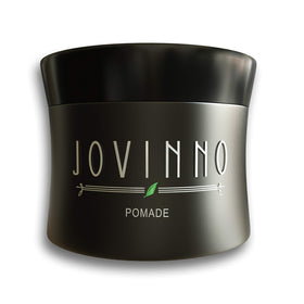 Packaging image of Jovinno Natural Pomade 5oz for on-the-go styling.