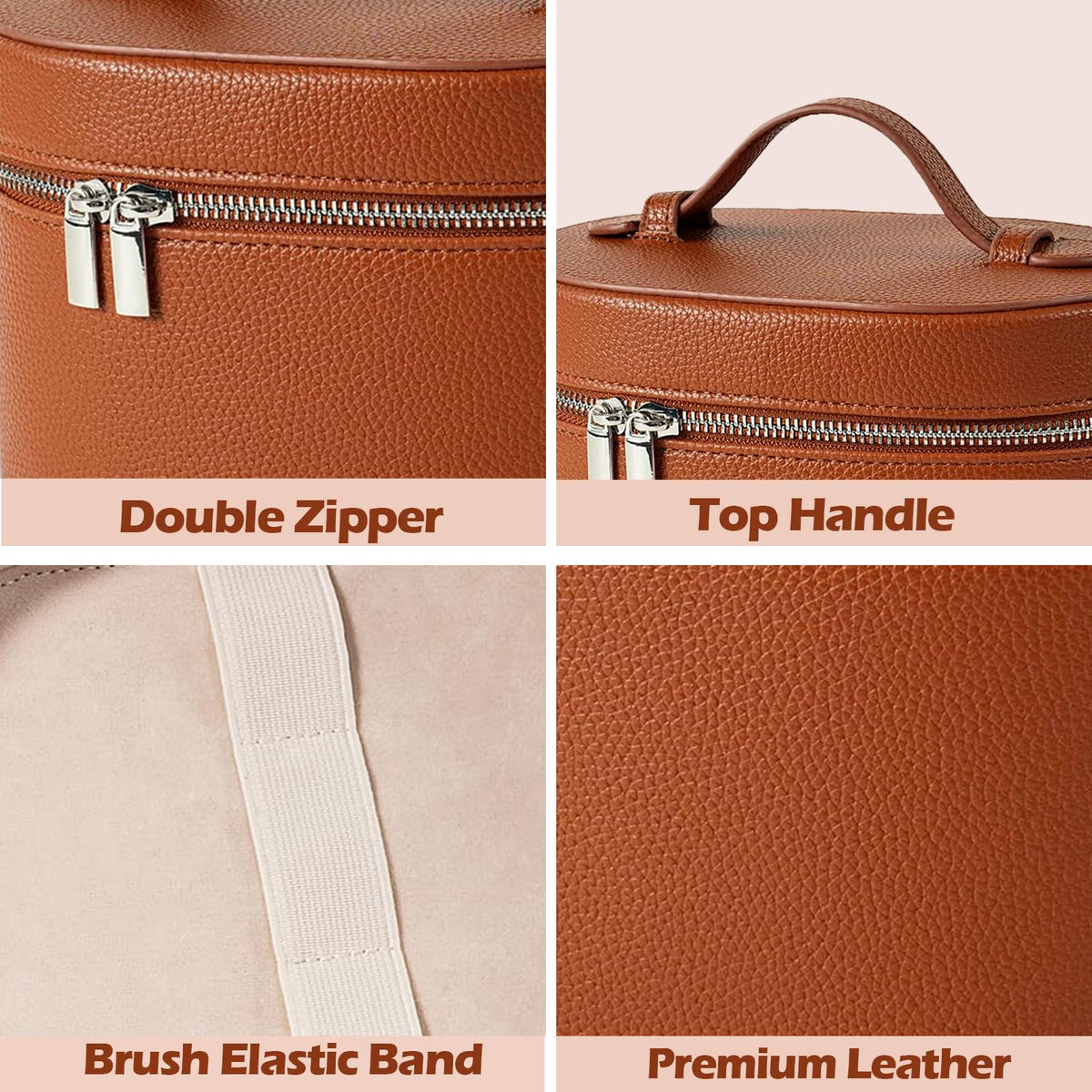 JOVOLIFE case features built in elastic brush storage keeps tools secure