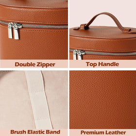 JOVOLIFE case features built in elastic brush storage keeps tools secure