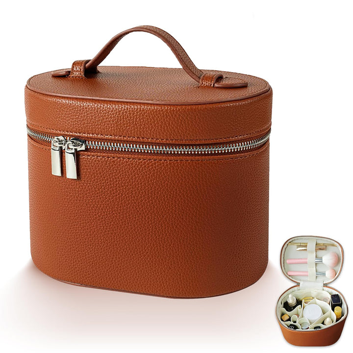 JOVOLIFE makeup case shows a spacious bag ideal for travel essentials
