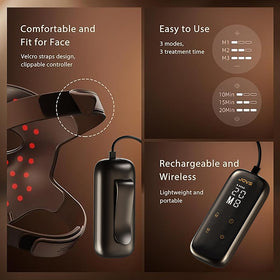 Built-in eye safety protection enables worry-free sessions during home use.