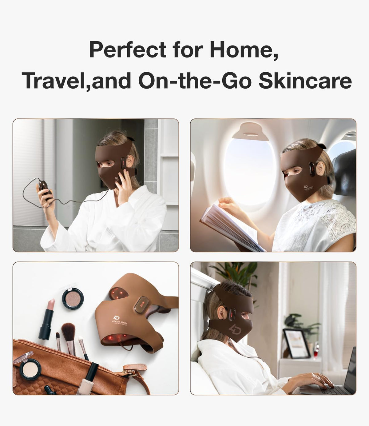 JOVS 4D Laser Therapy Mask eye safety feature ensures secure use during routine sessions.