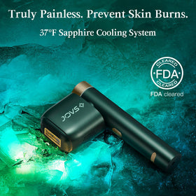 JOVS laser removal with 330-degree rotation head for easy reach.