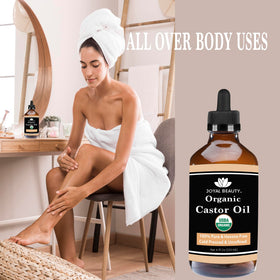 JOYAL BEAUTY ingredients label highlights organic, cold-pressed formula.