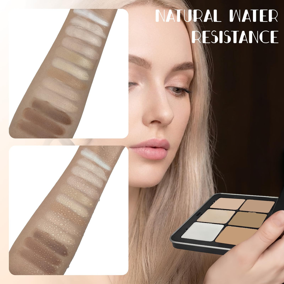 Joyeee compact travel case keeps palette secure on the go.