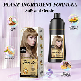 Joyful Young Ash Blonde Shampoo lather cleanses while adding a subtle tint