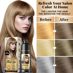 Joyful Young Color Depositing Shampoo application for gray blending