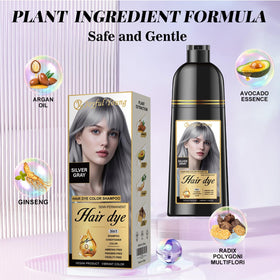 Joyful Young color-depositing shampoo foam ready for application.