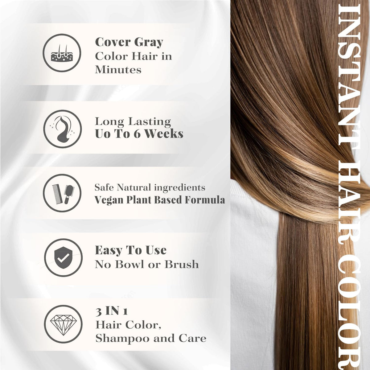 Joyful Young Golden Brown Shampoo color deposit detail highlights sun-kissed finish