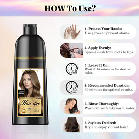 Joyful Young gray hair blending result looks natural and seamless.