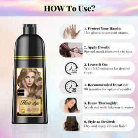 Joyful Young gray blending close-up reveals natural medium blonde shade.