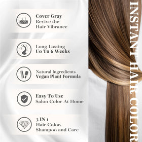 Joyful Young soft shine after use highlights healthy-looking hair.
