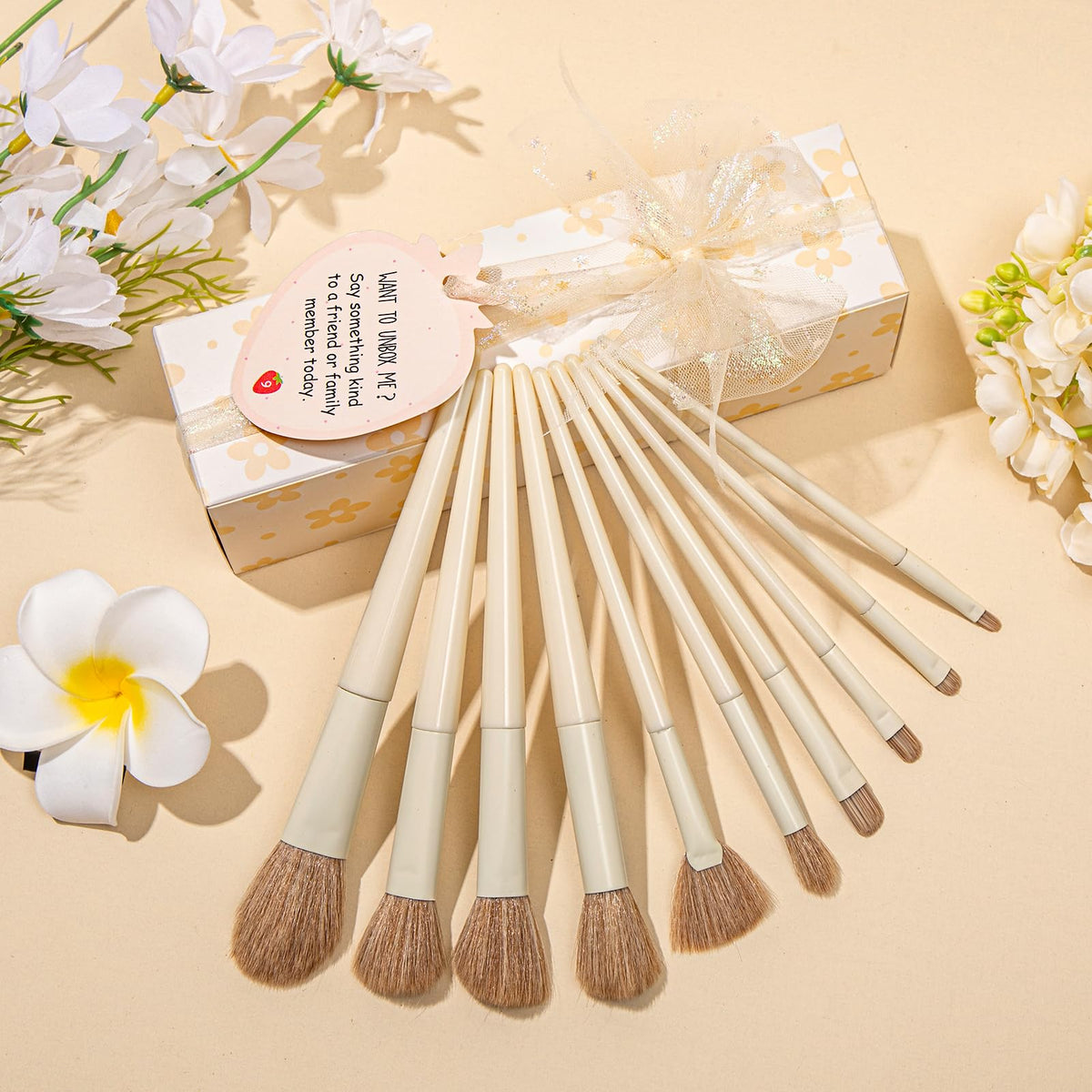 Joyliss makeup brushes displayed for teen beauty routine starter