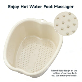 JoyMay foot soaking basin hanging design saving space