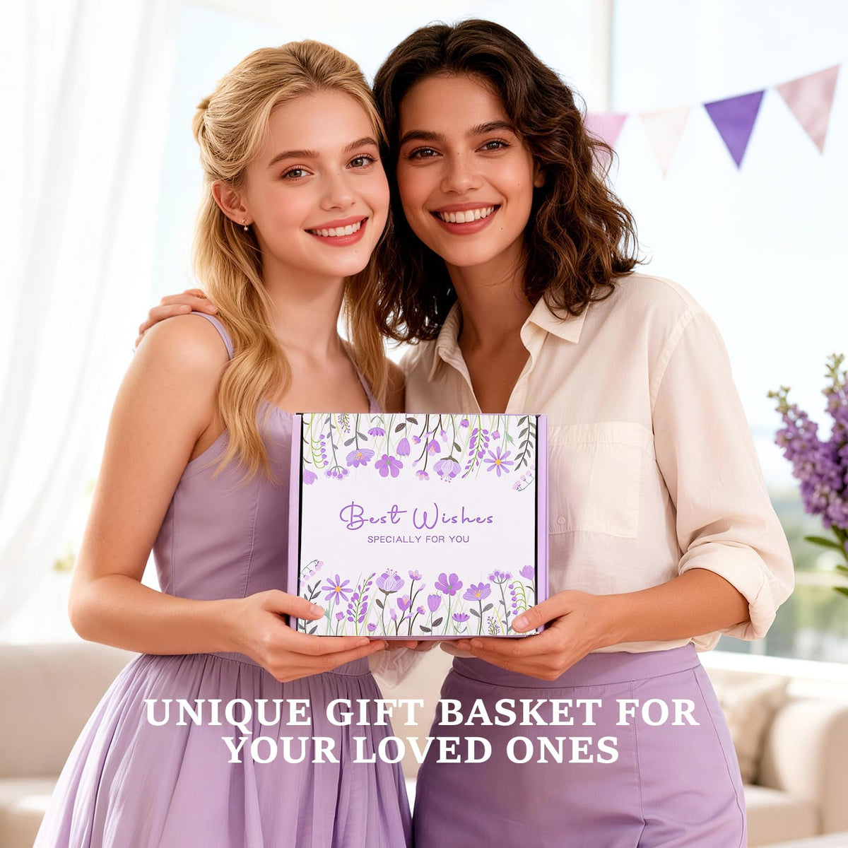 JOYOFUN complete gift basket shows a versatile gift for her.