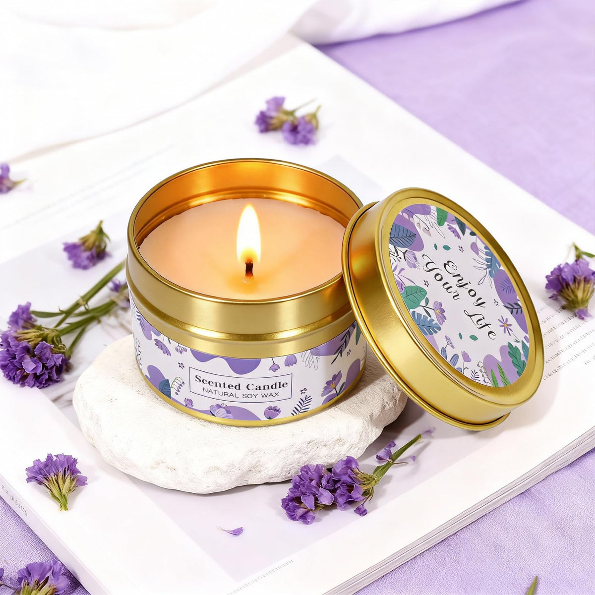 JOYOFUN soap detail hints artisanal scent and gentle lather.
