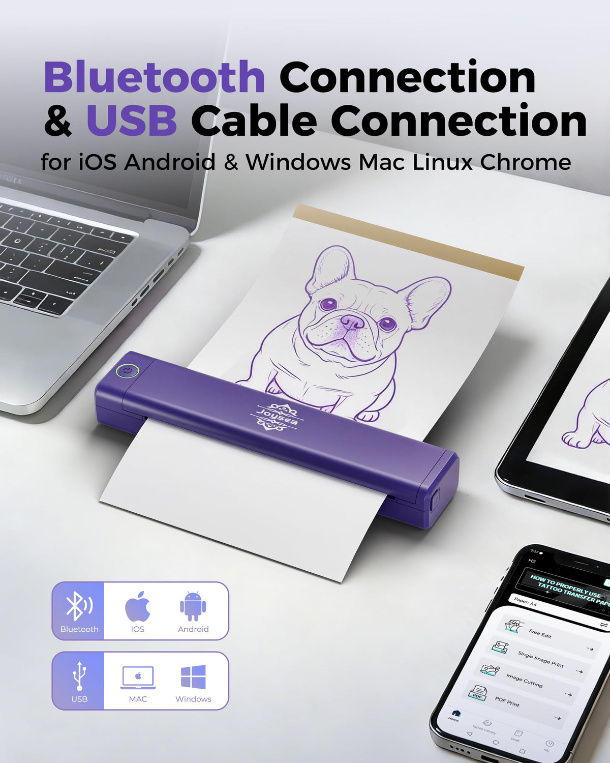 Ultra-portable 1.3-lb device fits in a bag for on-the-go sessions.