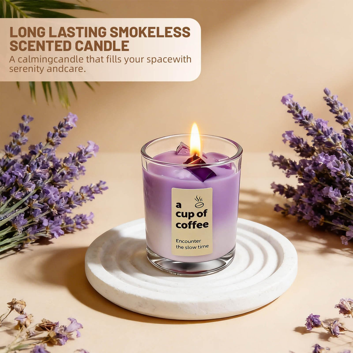 Joyvella tea soap provides gentle cleansing with a comforting scent.