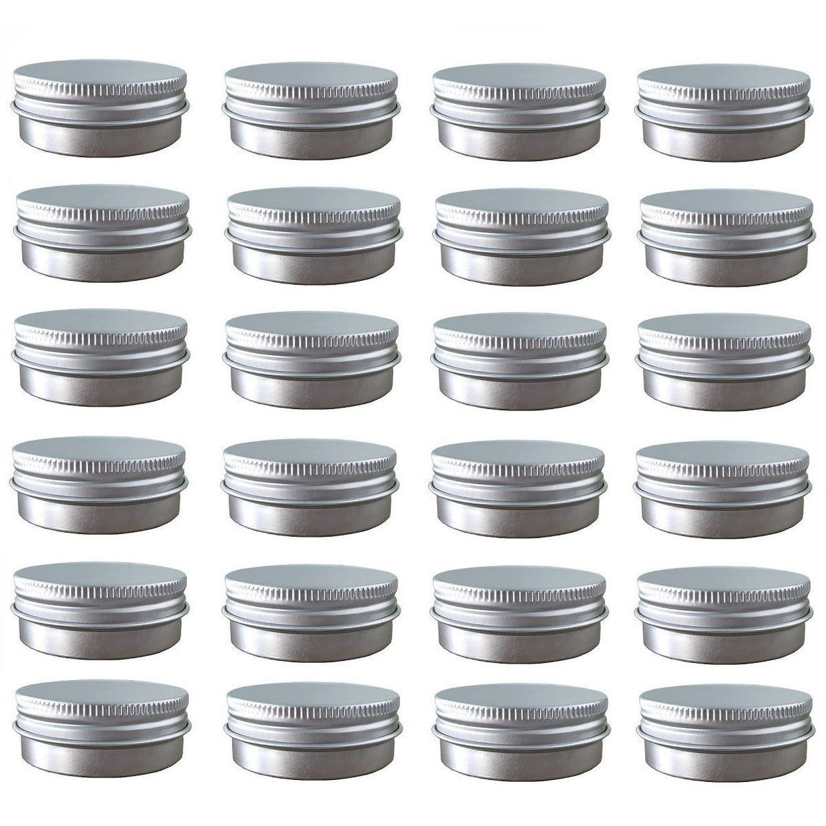 JOYWENG 24-pack 2 oz tin cap open for easy access to balms.