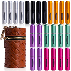 JPNK 24pc mini perfume bottles in color pack for easy daily organization.