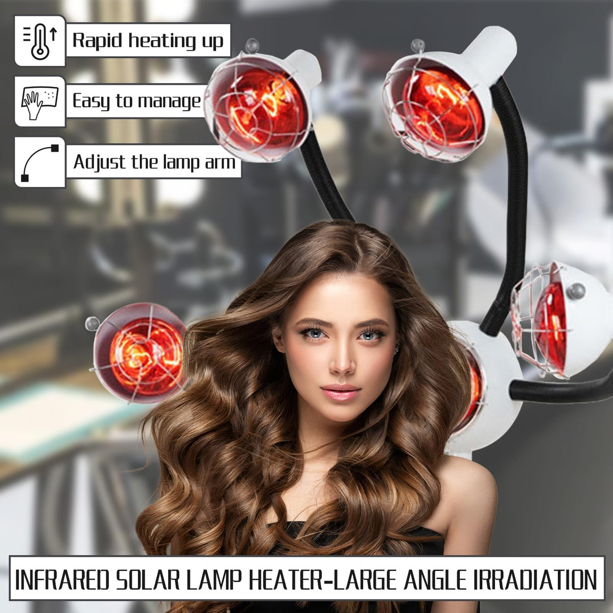 JPWDDWYT enlarged metal lampshade reduces risk of burns during use