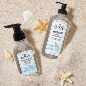 J.R. Watkins heritage label evokes trusted remedies since 1868.