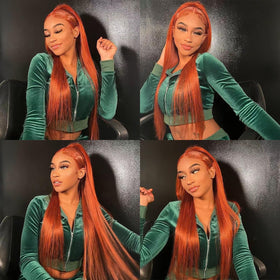 Jreitsere ginger wig cap construction image highlights adjustable straps and combs
