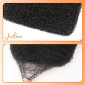 Jreitsere Afro Kinky Bulk Hair 50g bundle for a full-head option