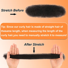 Jreitsere Afro Kinky Bulk Hair for twists and braiding versatility
