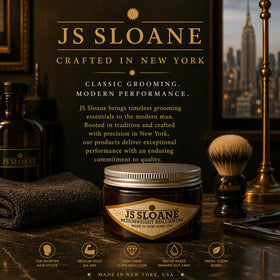 JS Sloane pomade texture on fine hair for control