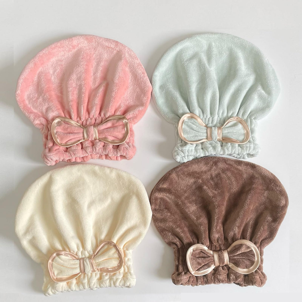Jseng towel cap soft and lightweight, ideal for daily shower routines.