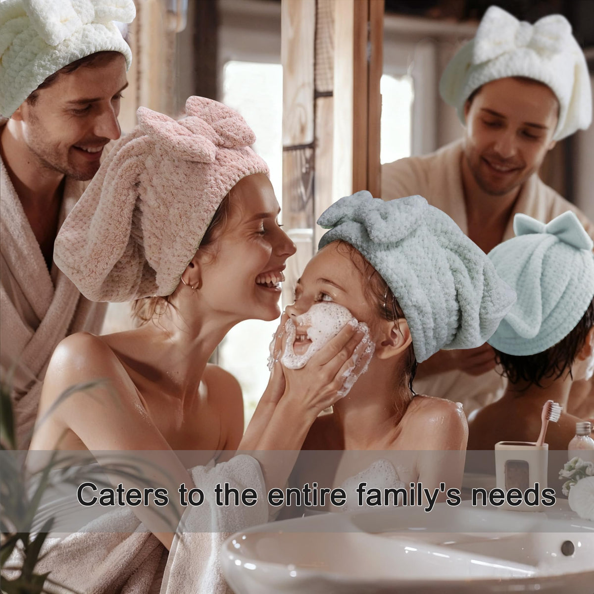 Jseng ultra-absorbent microfiber dries hair faster with less heat