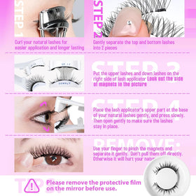 Jsqianfei Meylora wispy lashes closeup, enhancing subtle definition.