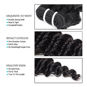 JTdebade deep wave, unprocessed 12inch, easy dye and color