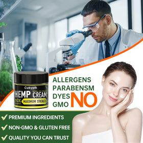 JUYIHEAL gluten-free GMO-free label on packaging.
