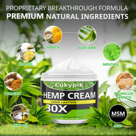 JUYIHEAL hemp cream 8.5oz jar suitable for travel