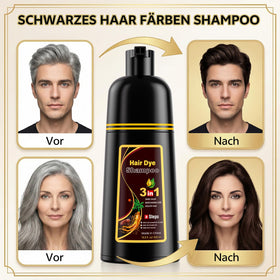 JUANCHI Dark Brown Shampoo lather demonstrates gentle conditioning while coloring.