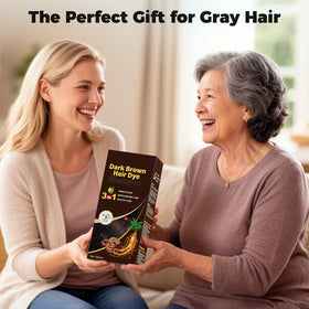 JUANCHI Herbal formula with ginseng and sesame strengthens color results.