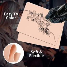Judero double-sided blank skin sheets for shading and technique drills