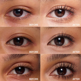 Judydoll 3D Curling Eyelash Iron Mascara brush detail, tubing formula visible.