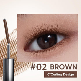 Judydoll 3D Curling Eyelash Iron Mascara wand close-up, ultra-fine metal wand.