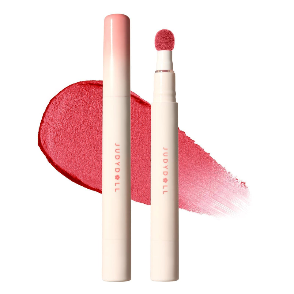 JUDYDOLL Cushion Matte Lip Cream outer packaging with velvet finish and lasting color