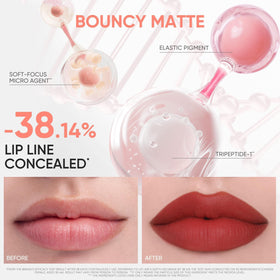 Lip line blur helps achieve a smoother lip contour visually