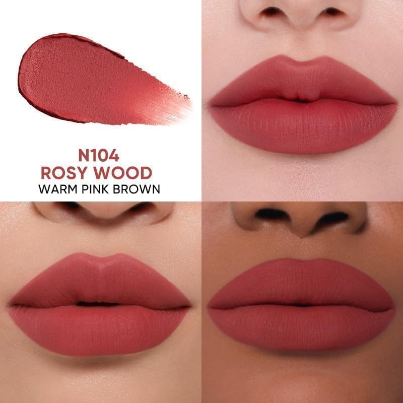 JUDYDOLL Rosy Wood swatches show rich, wearable shade for daily elegance