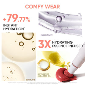 JUDYDOLL Cushion Matte Lip Cream Tripeptide and Squalane ingredients emphasized
