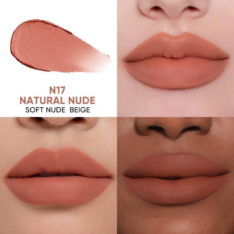 Judydoll lip cream tube swatches reveal vivid color and smooth application
