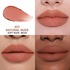 Judydoll lip cream tube swatches reveal vivid color and smooth application