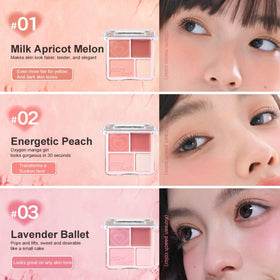 JUDYDOLL simplifies daily routines with two products in one convenient palette.