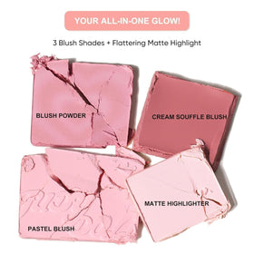 JUDYDOLL Fresh Peach dewy balm adds hydration and a luminous glow.